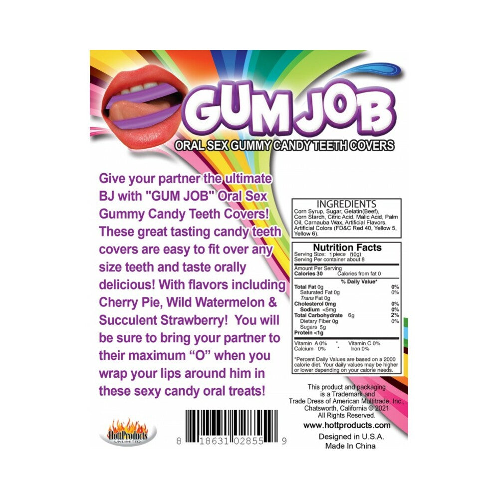 Gum Job Gummy Teeth Covers Assorted 6pk