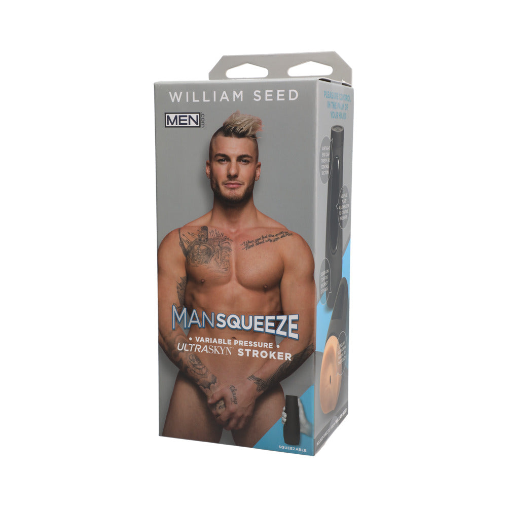 Man Squeeze ULTRASKYN Ass Stroker - William Seed