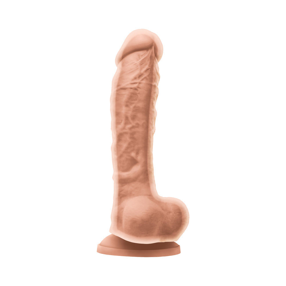 Colours Dual Density Dildo- White 8"