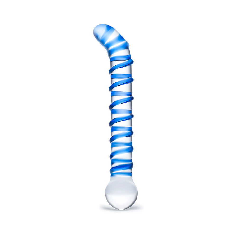 Glas Mr. Swirly 6.5" G-Spot Glass Dildo