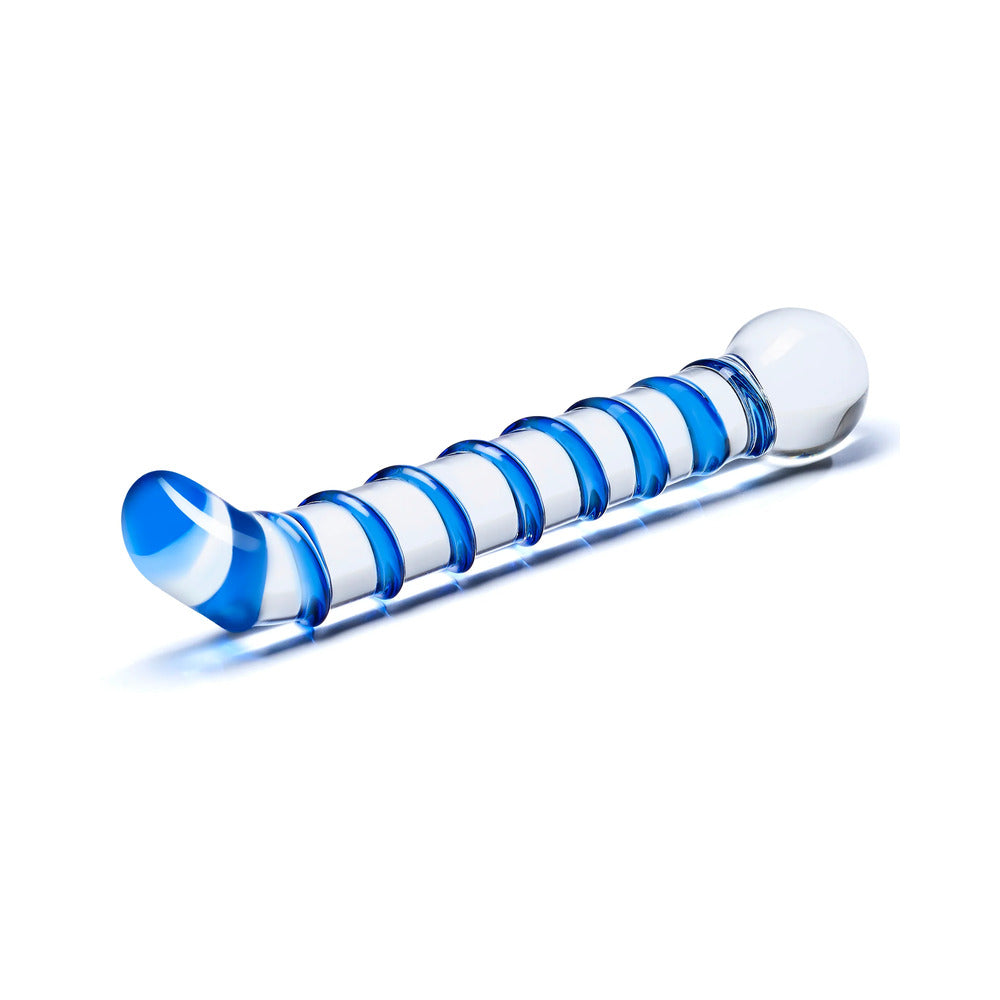 Glas Mr. Swirly 6.5" G-Spot Glass Dildo