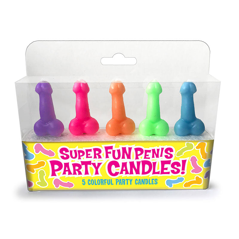 Super Fun Party Candles - Set of 5
