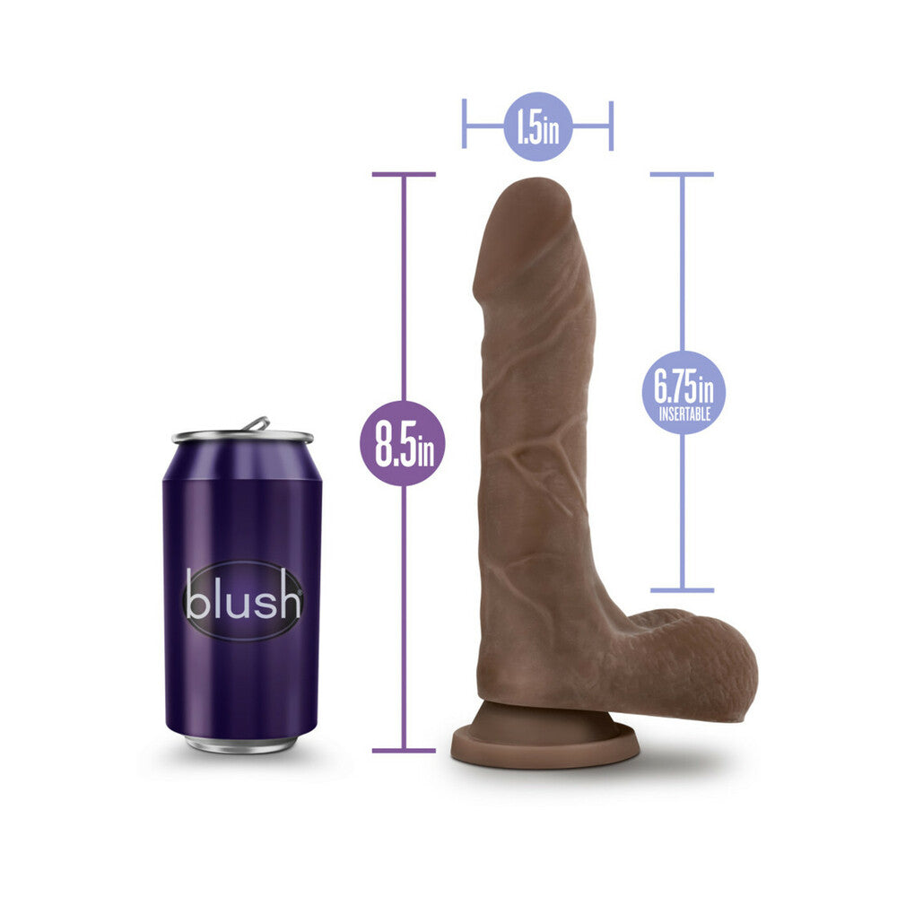 Au Naturel Mister Perfect-Chocolate 8.5"