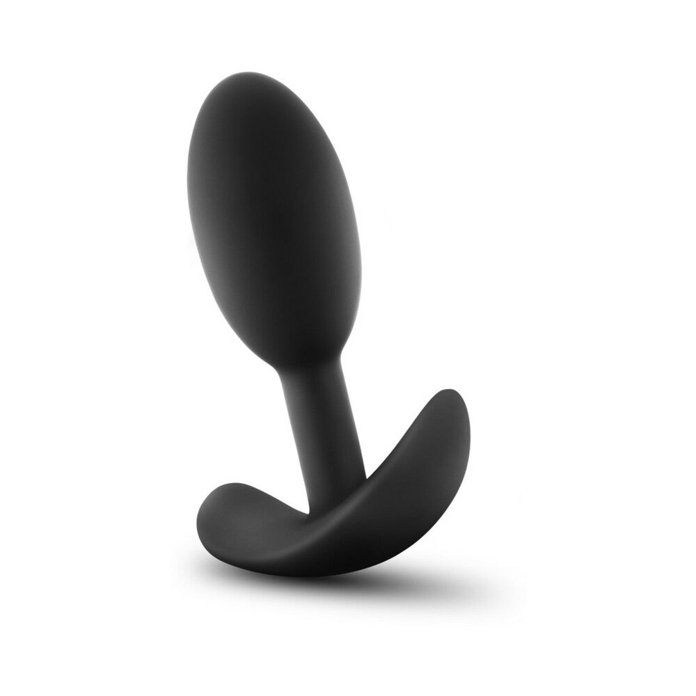 Blush Luxe Wearable Vibra Slim Plug Small - Black