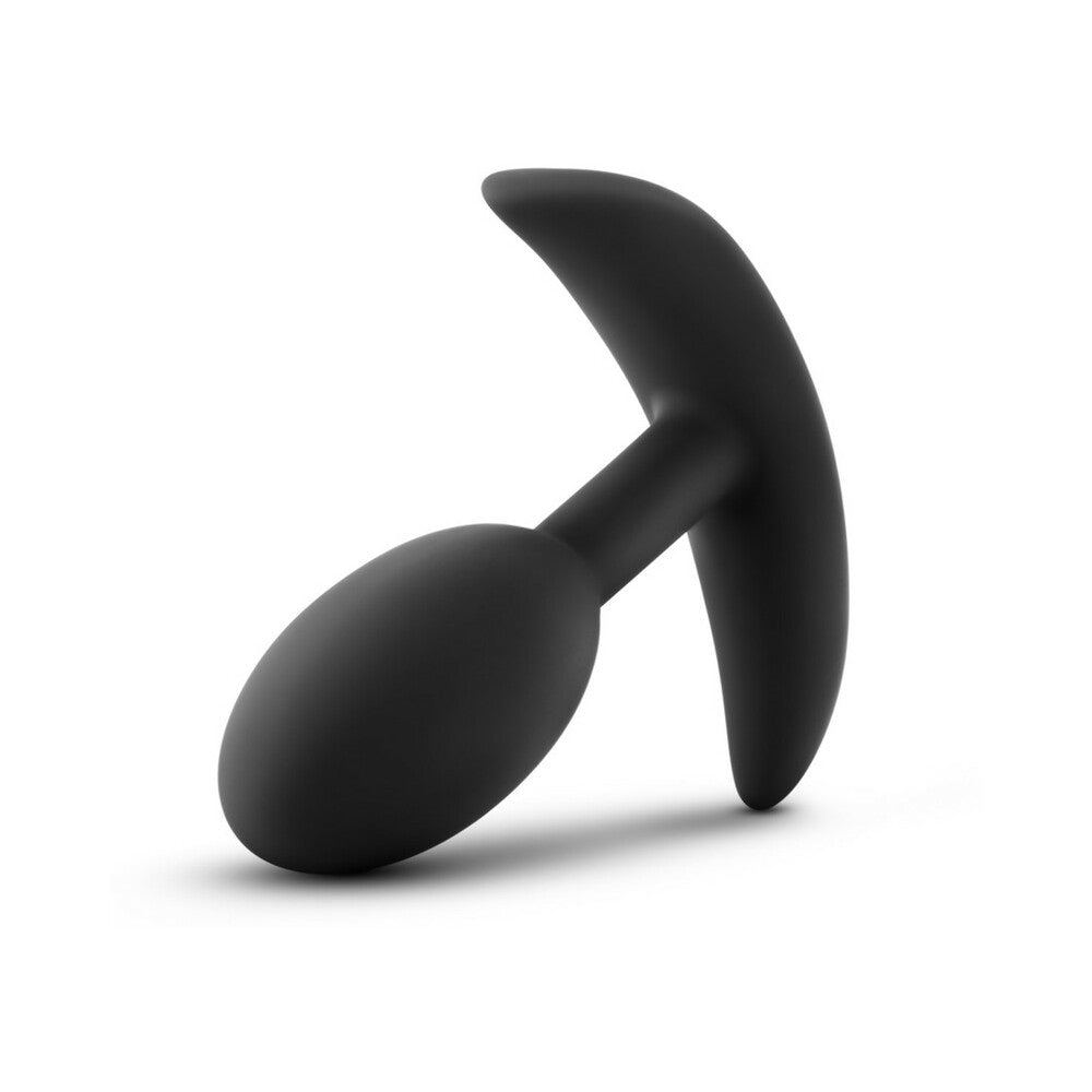 Blush Luxe Wearable Vibra Slim Plug Small - Black