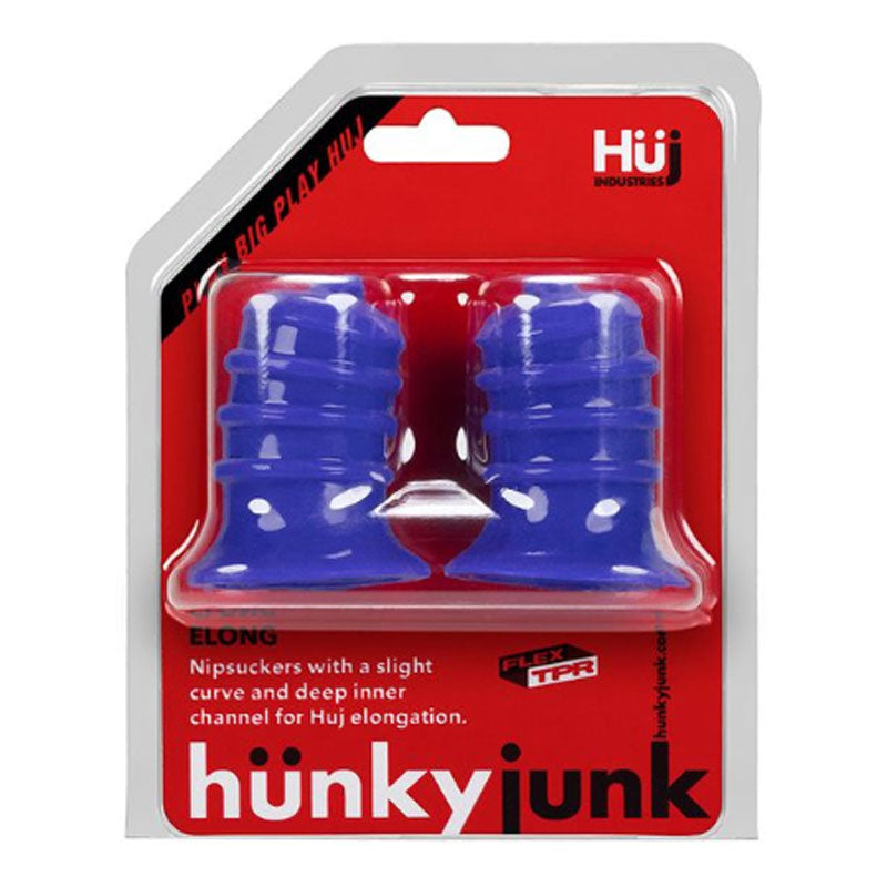 Hunky Junk Elong Nipsuckers - Cobalt