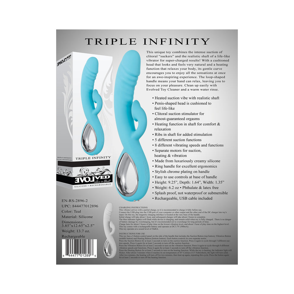 Evolved Triple Infinity - Teal