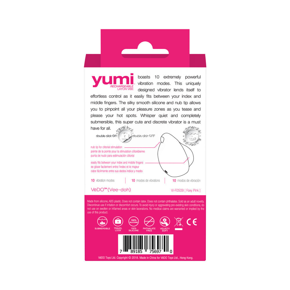 VeDO Yumi Layon Vibe - Foxy Pink