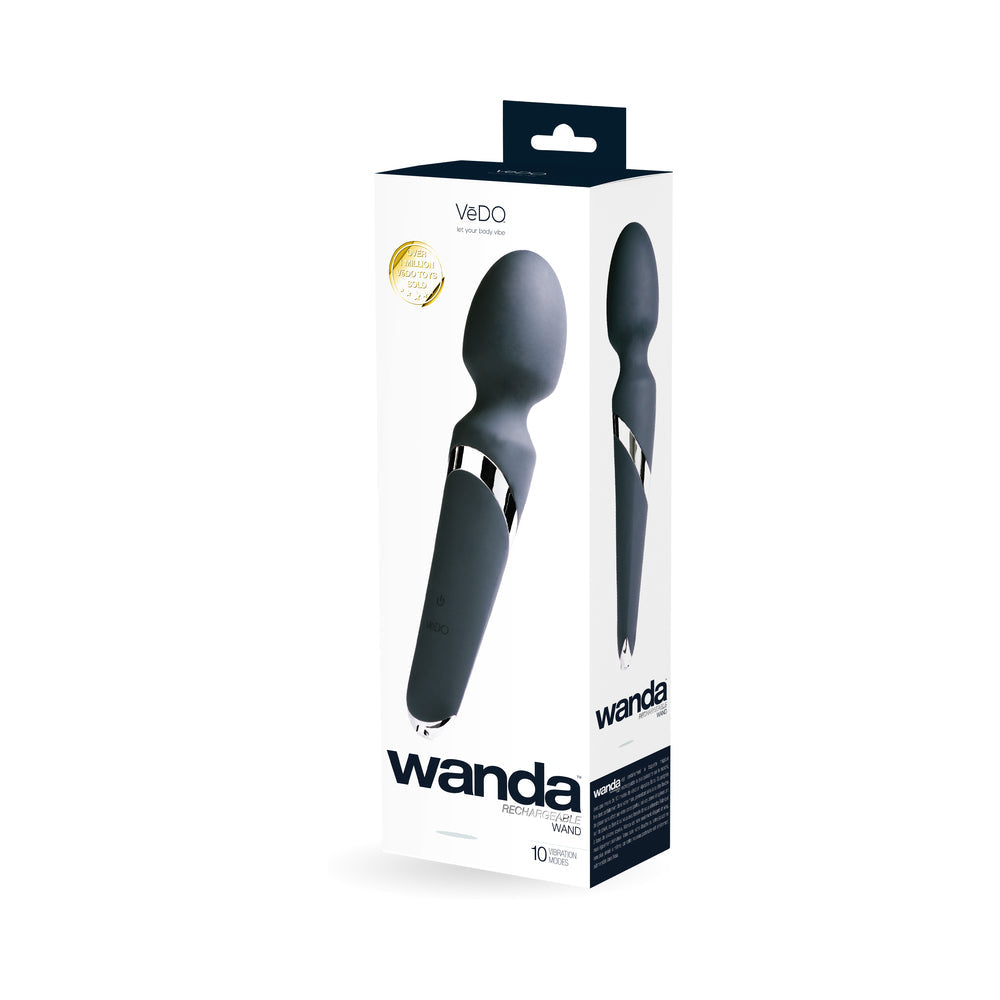 VeDO Wanda Rechargeable Wand - Just Black