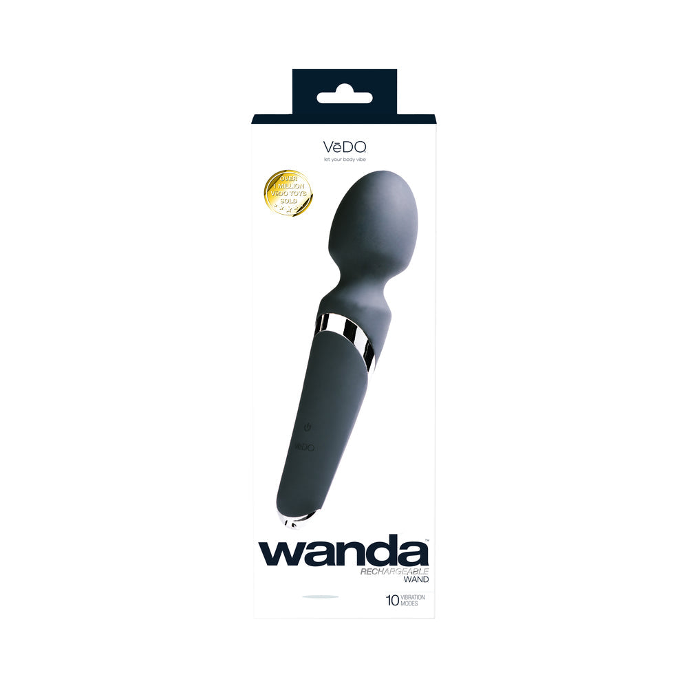 VeDO Wanda Rechargeable Wand - Just Black