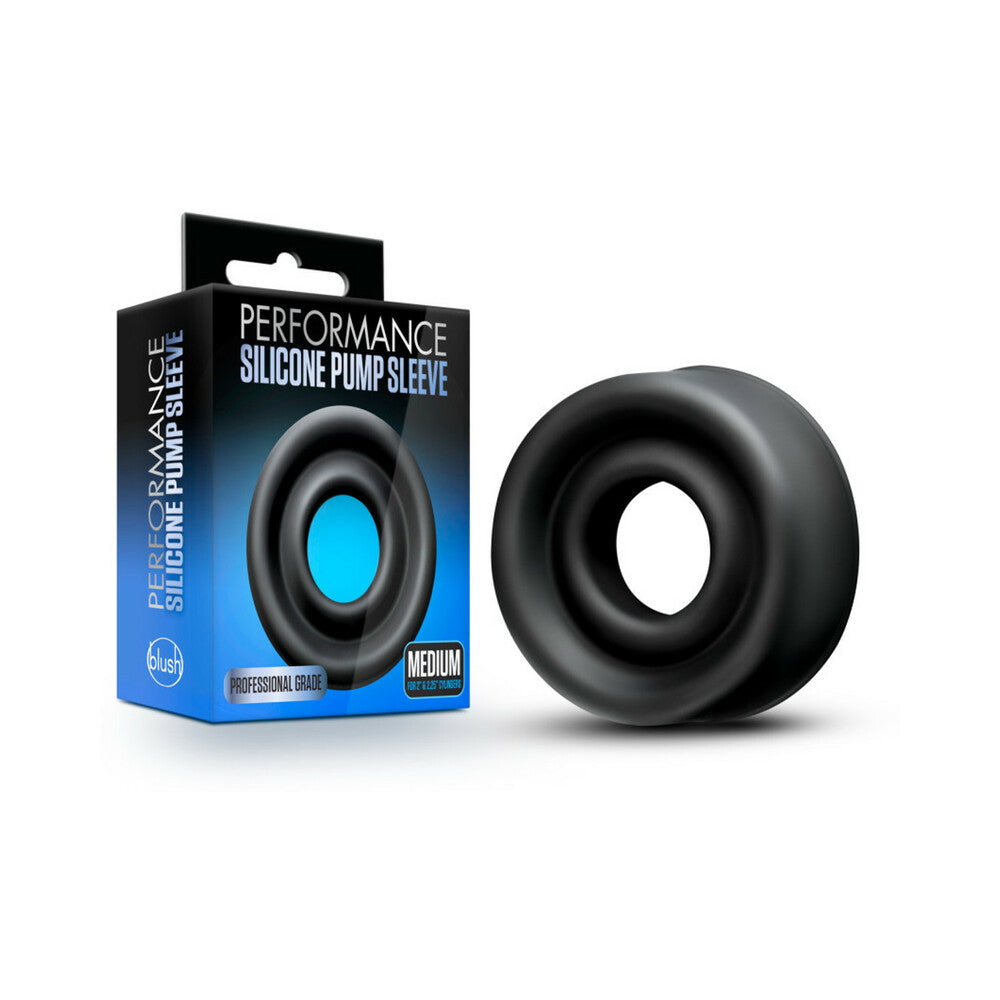 Performance Silicone Pump Sleeve-Black Medium
