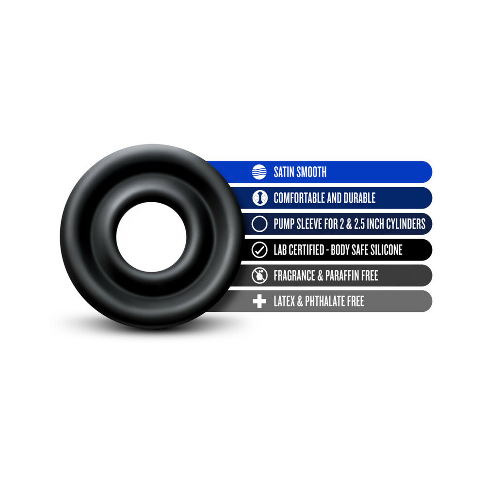 Performance Silicone Pump Sleeve-Black Medium