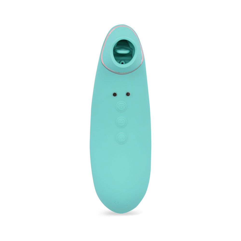 Nu Sensuelle Trinitii 3-in-1 Suction Tongue-Electric Blue