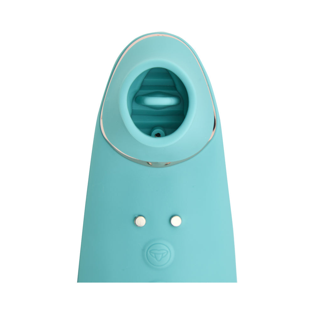 Nu Sensuelle Trinitii 3-in-1 Suction Tongue-Electric Blue