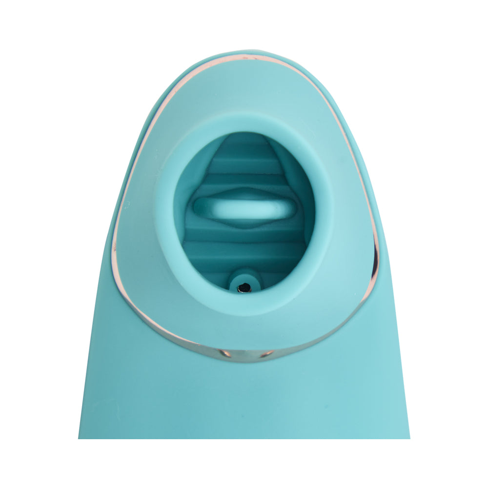 Nu Sensuelle Trinitii 3-in-1 Suction Tongue-Electric Blue