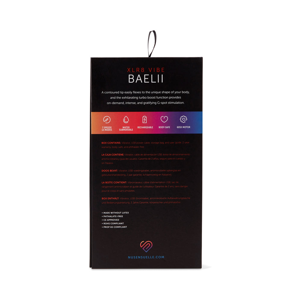 Nu Sensuelle Baelii XLR8 Turbo Flexi Vibe-Ultra Violet