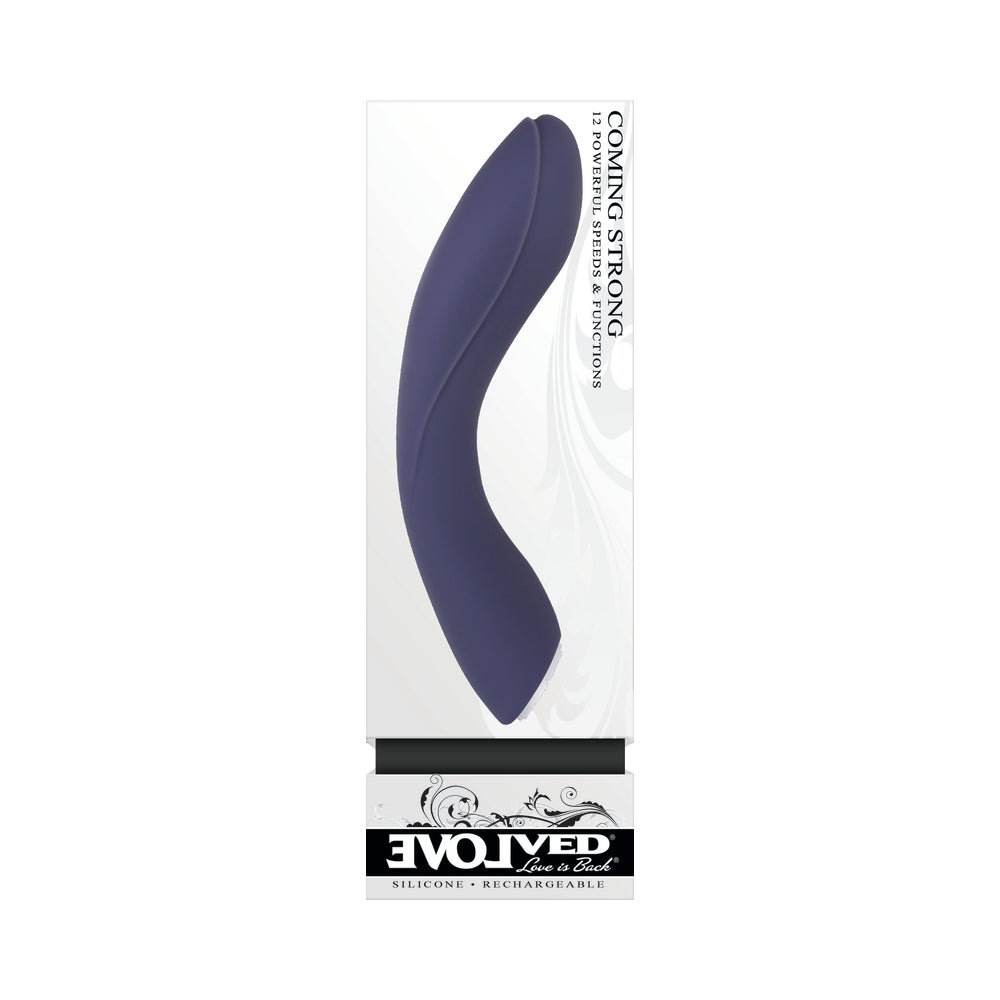 Evolved Coming Strong Vibrator - Blue