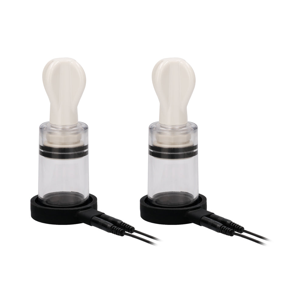 Shots Electroshock Nipple Suckers - Clear