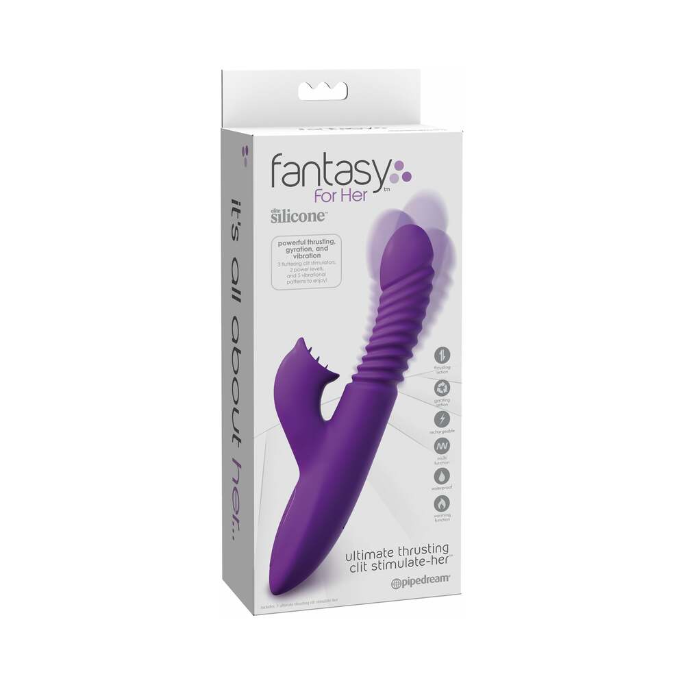 Fantasy For Her Ultimate Thrusting Clit Stimulate-Her - Purple