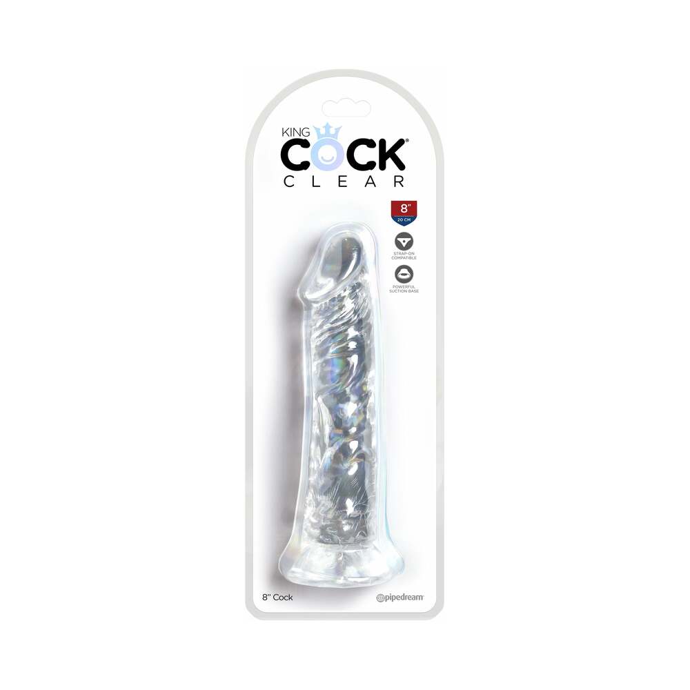 King Cock Clear 8" Cock