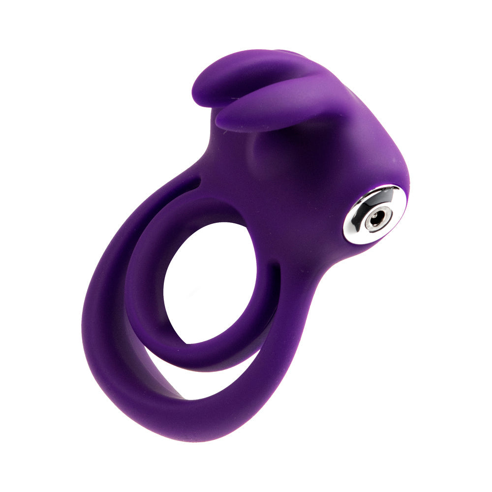 VeDO Thunder Bunny Rechargeable Dual Ring - Perfectly Purple