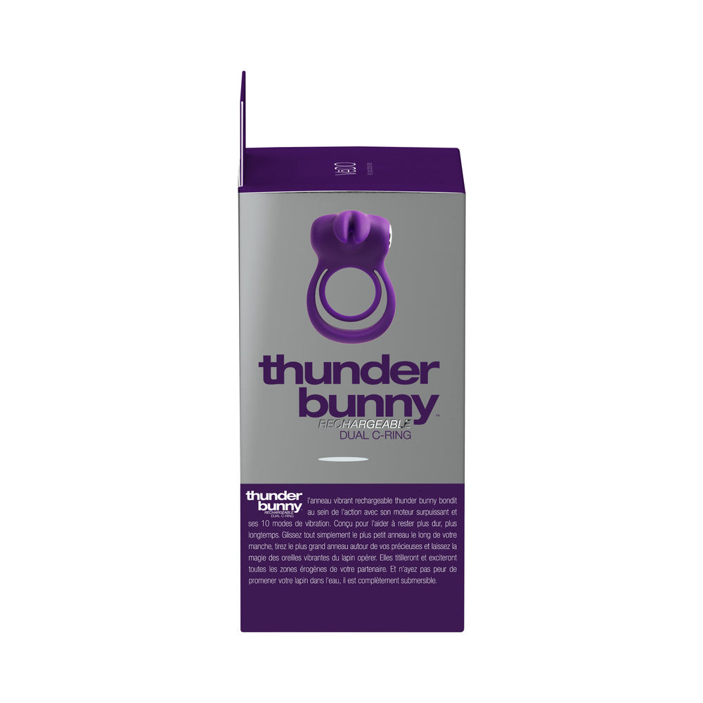 VeDO Thunder Bunny Rechargeable Dual Ring - Perfectly Purple