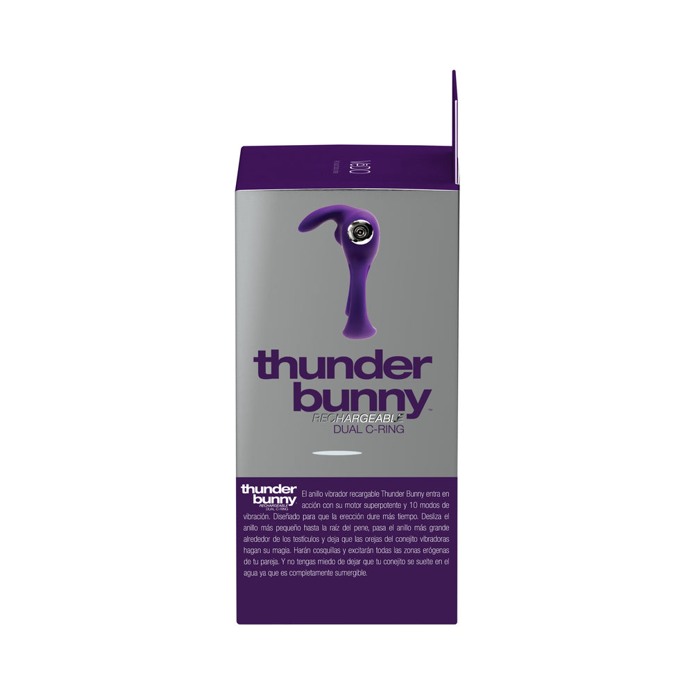 VeDO Thunder Bunny Rechargeable Dual Ring - Perfectly Purple