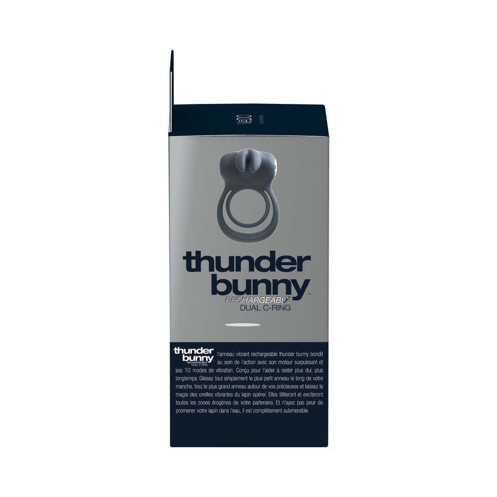 VeDO Thunder Bunny Rechargeable Dual Ring - Black Pearl