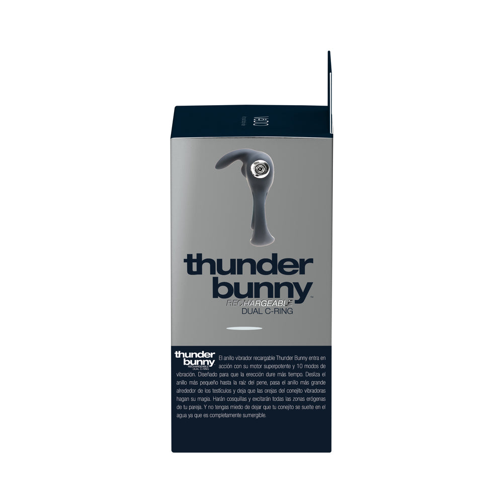 VeDO Thunder Bunny Rechargeable Dual Ring - Black Pearl