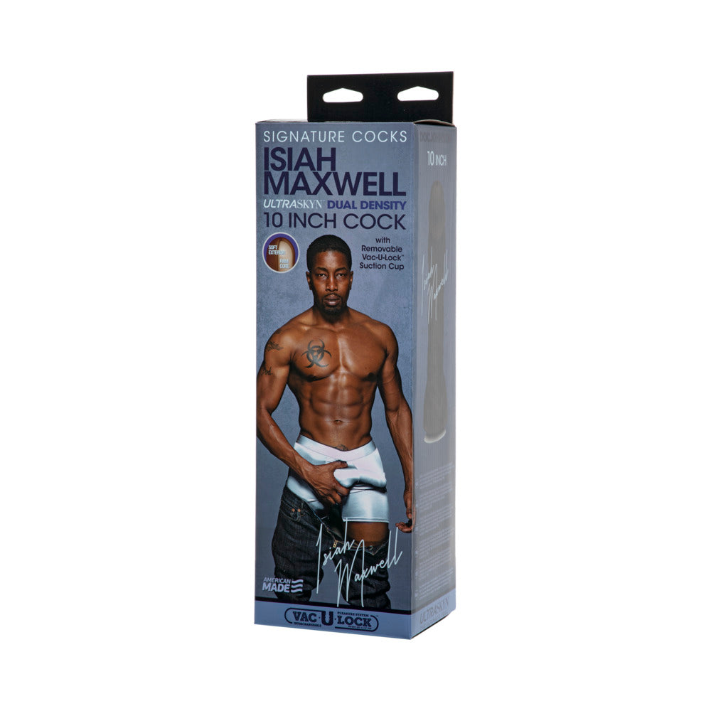 Signature Cocks ULTRASKYN 10" Cock w/Removable Vac-U-Lock Suction Cup - Isiah Maxwell