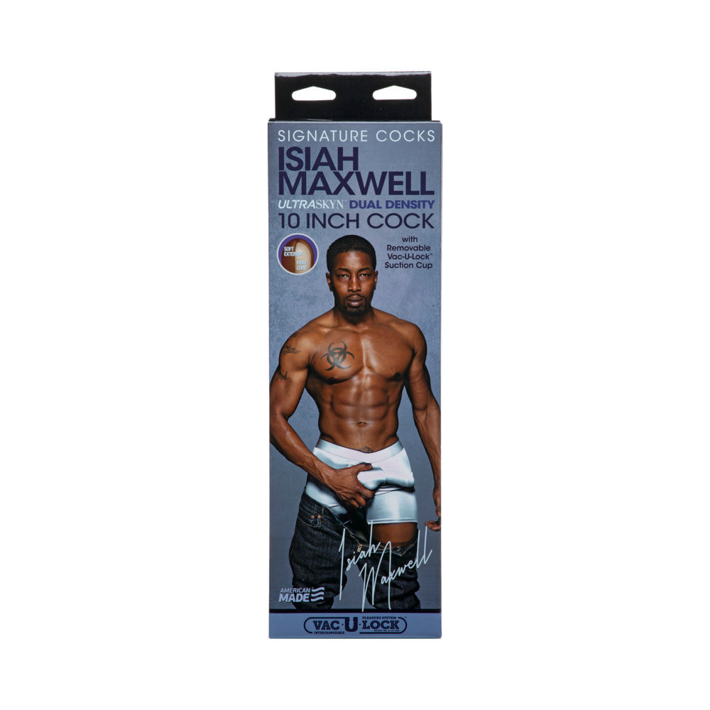 Signature Cocks ULTRASKYN 10" Cock w/Removable Vac-U-Lock Suction Cup - Isiah Maxwell