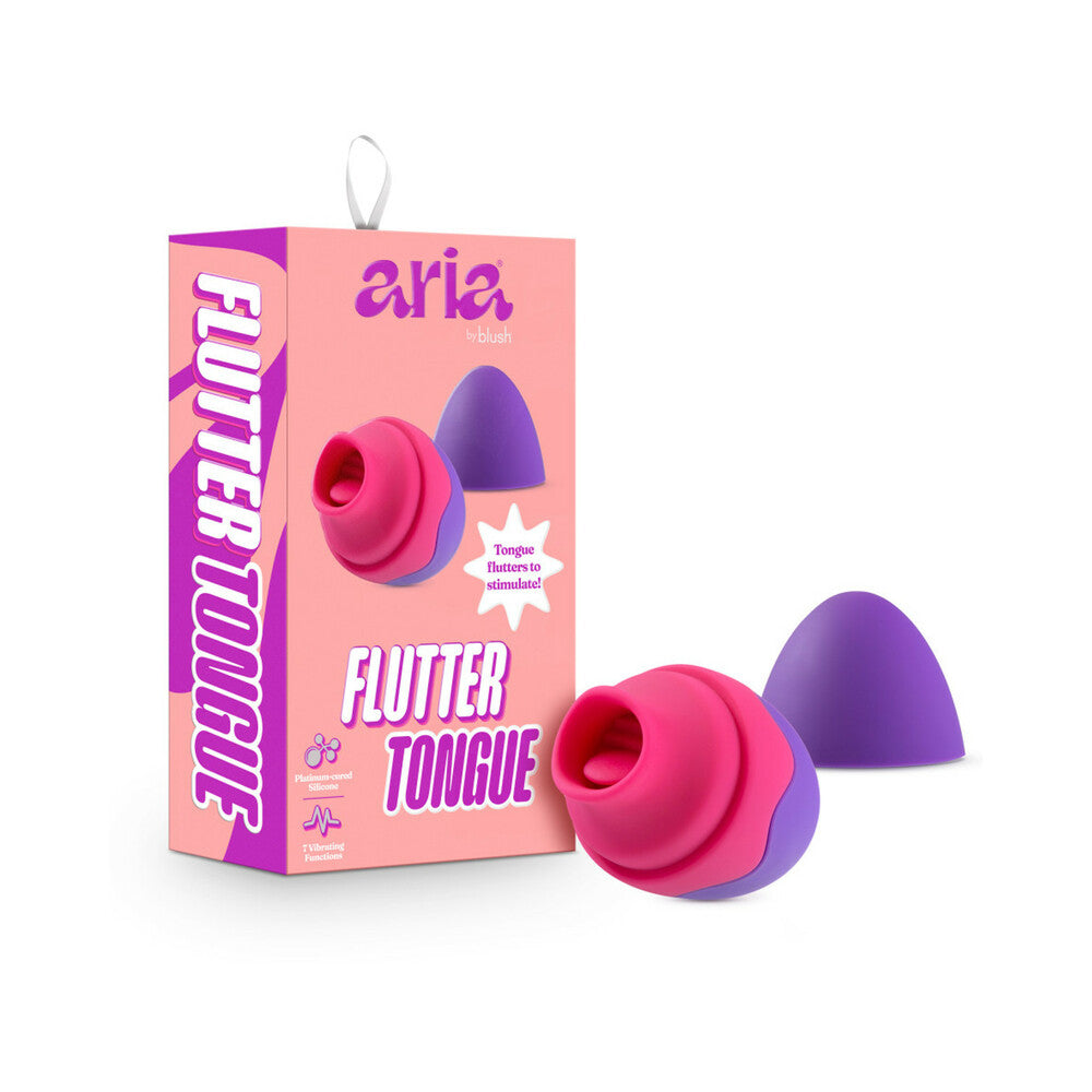 Aria Flutter Tongue-Purple 4.25"