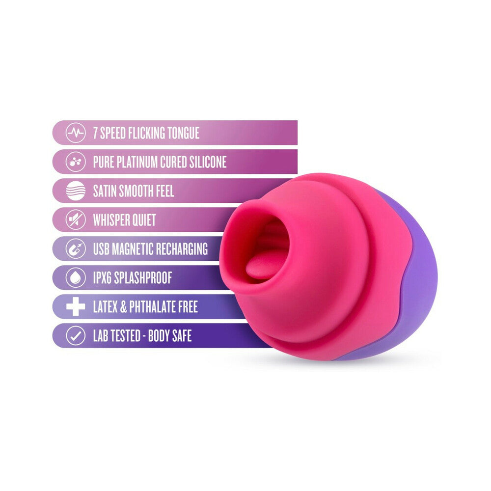 Aria Flutter Tongue-Purple 4.25"