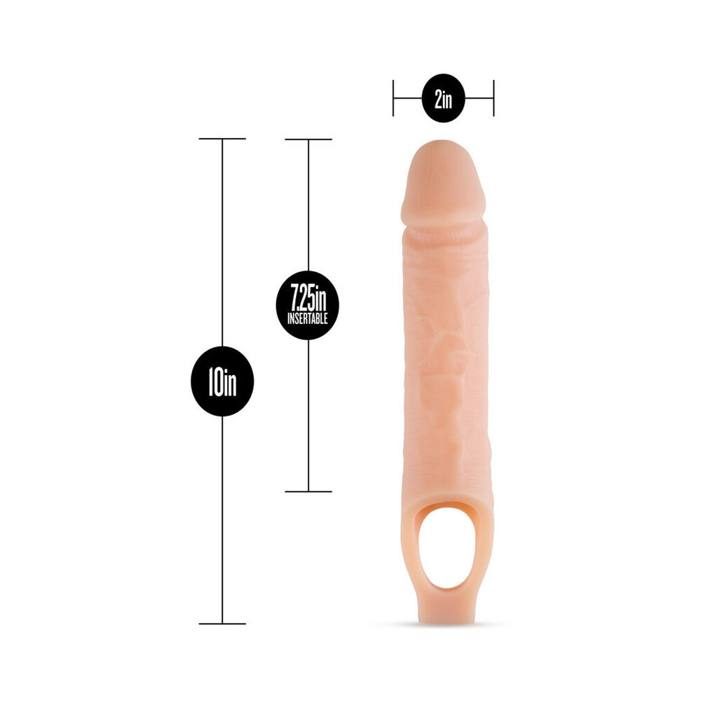 Performance Plus Sheath Penis Extender-Vanilla 10"
