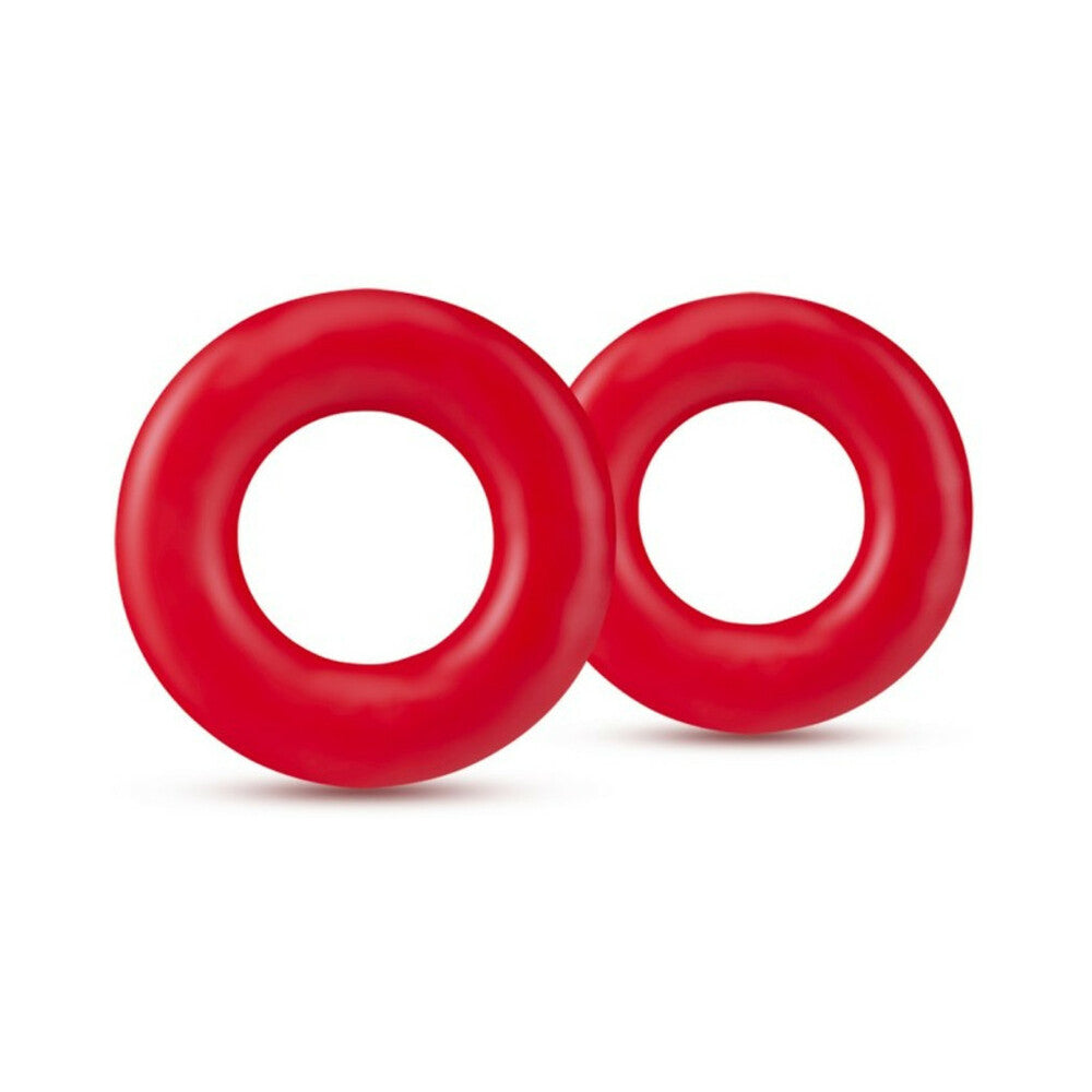 Stay Hard Donut Rings-Red