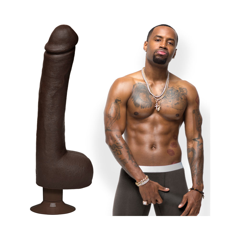 Signature Cocks ULTRASKYN 12" Cock Vibrating w/Vac-U-Lock Suction Cup - Safaree Samuels Anaconda
