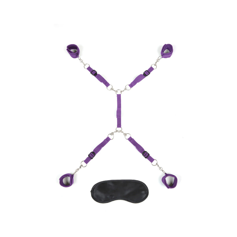 Lux Fetish Bed Spreader - Purple