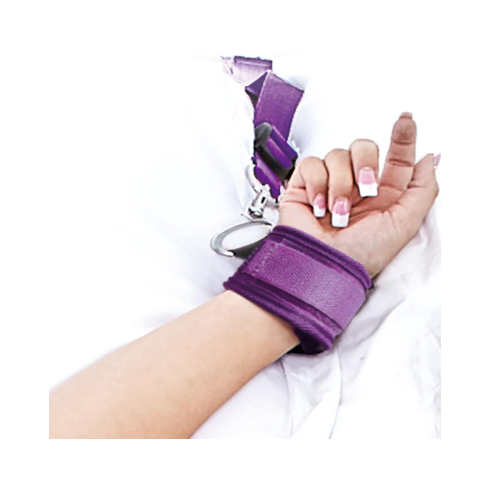 Lux Fetish Bed Spreader - Purple