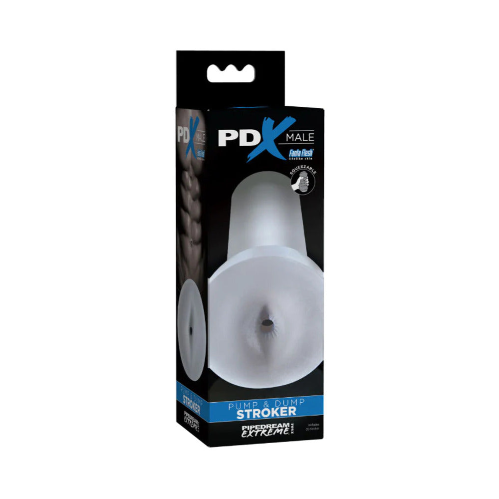 PDX Male Pump & Dump Stroker-Clear