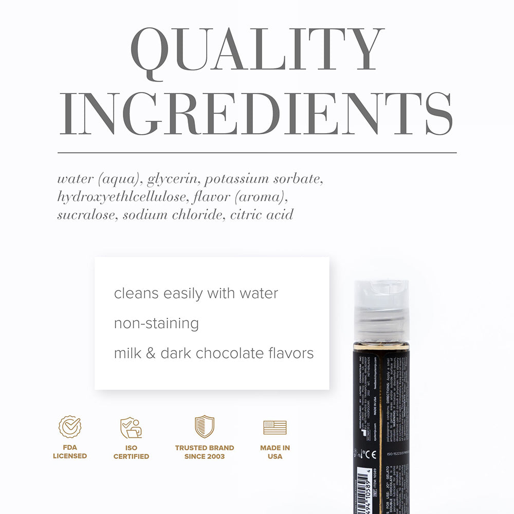 JO Gelato - Decadent Double Chocolate Lubricant 1 oz