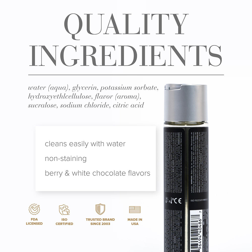 JO Gelato - White Chocolate Raspberry Lubricant 4 oz