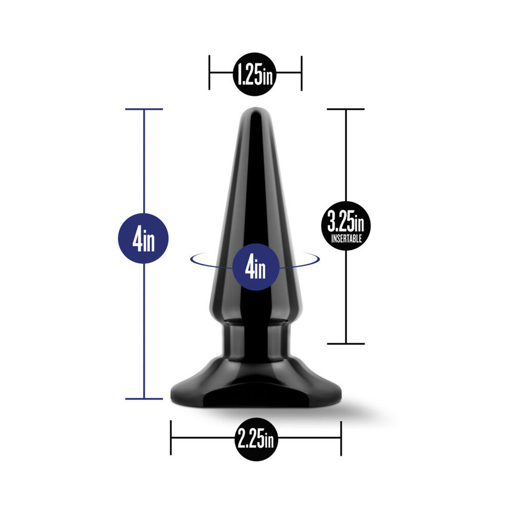 Anal Adventures Easy Plug-Black
