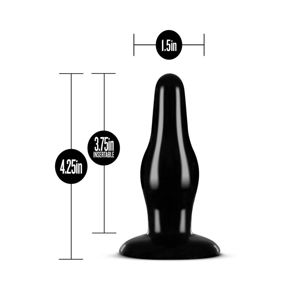 Anal Adventures Pleasure Plug-Black