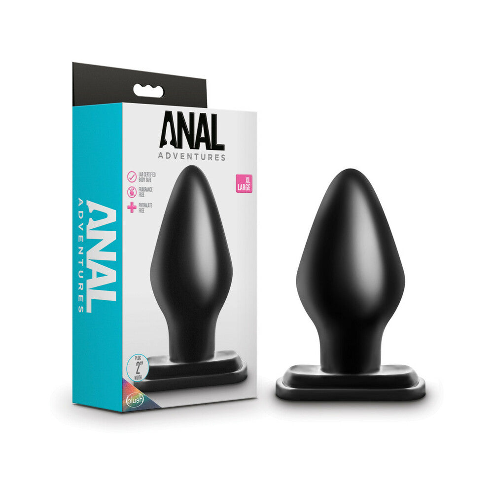 Anal Adventures XL Plug-Black