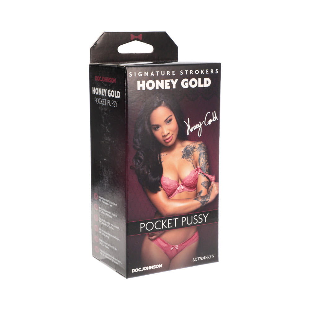 Signature Strokers ULTRASKYN Pocket Pussy - Honey Gold