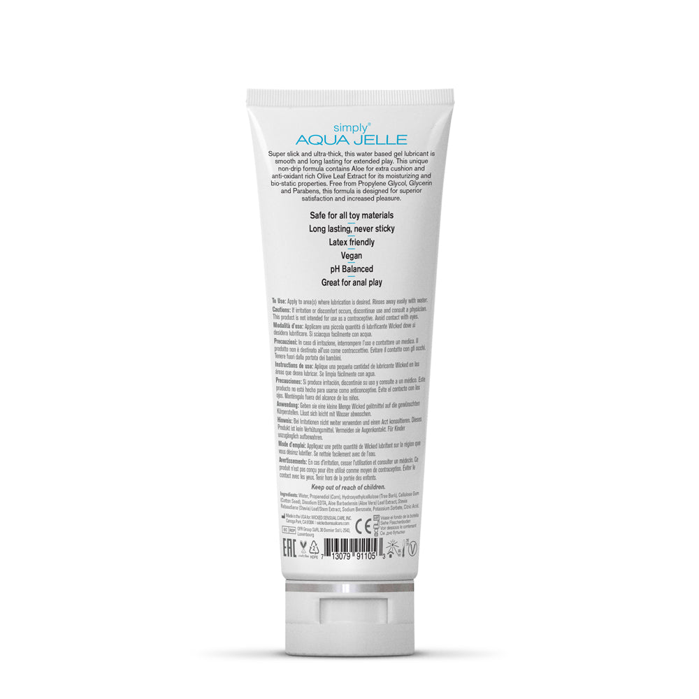 Wicked Sensual Care Simply Aqua Jelle 4oz