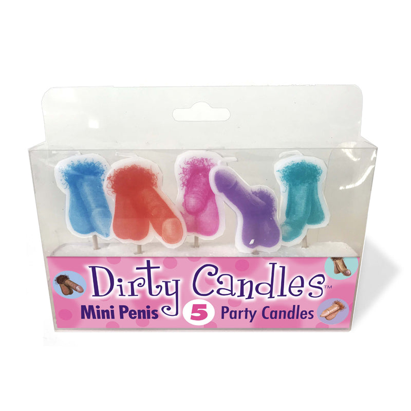 Mini-Penis Dirty Candle Set - Set of 5