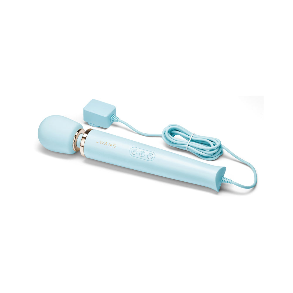 Le Wand Powerful Plug-In Vibrating Massager - Sky Blue