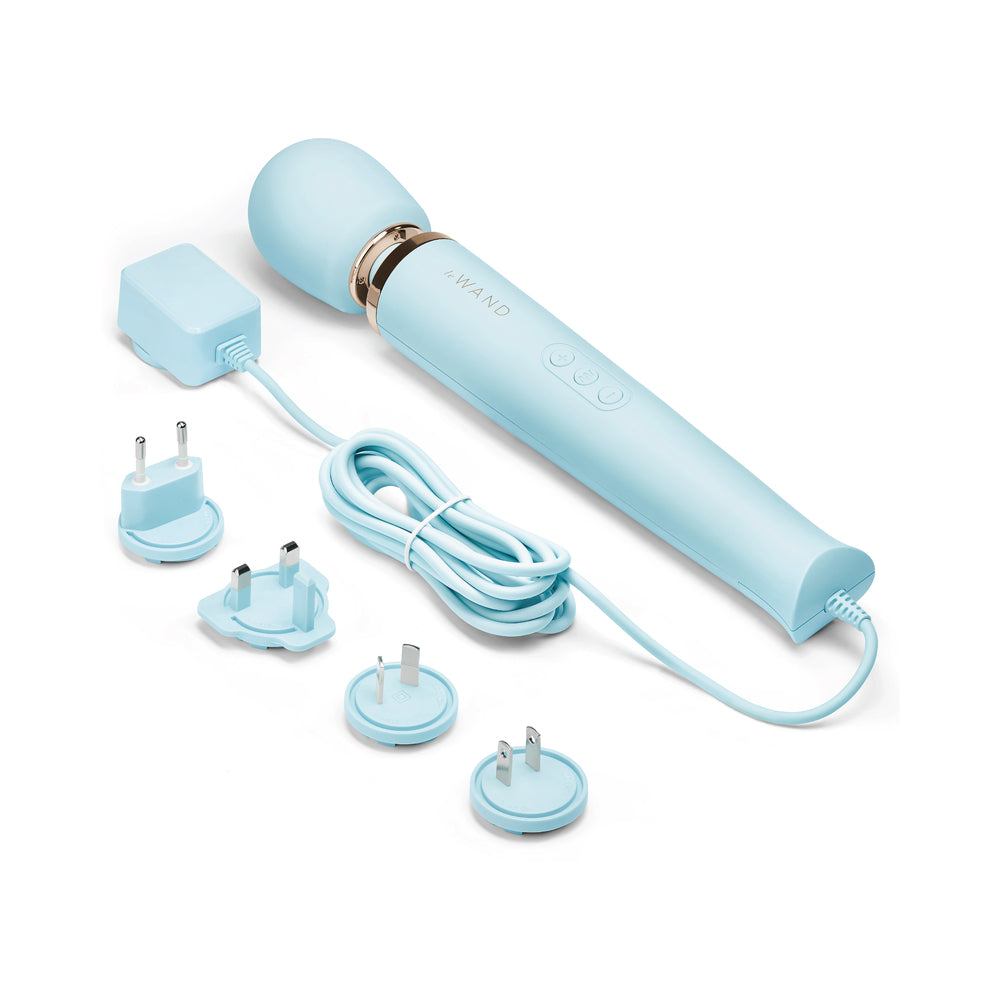 Le Wand Powerful Plug-In Vibrating Massager - Sky Blue
