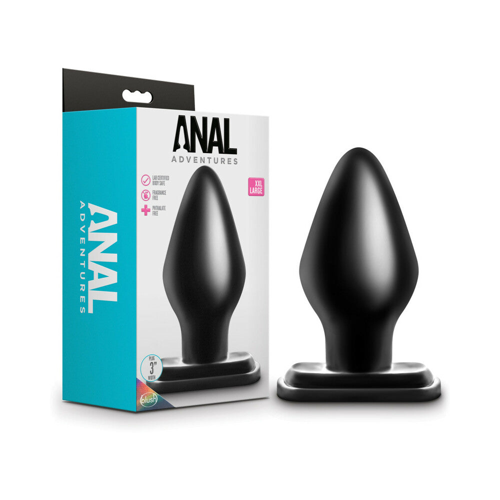Blush Anal Adventures XXL Plug - Black